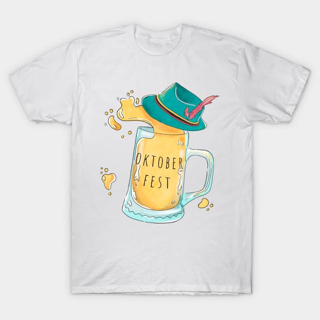 Oktoberfest Beer T-Shirt by superdupertees